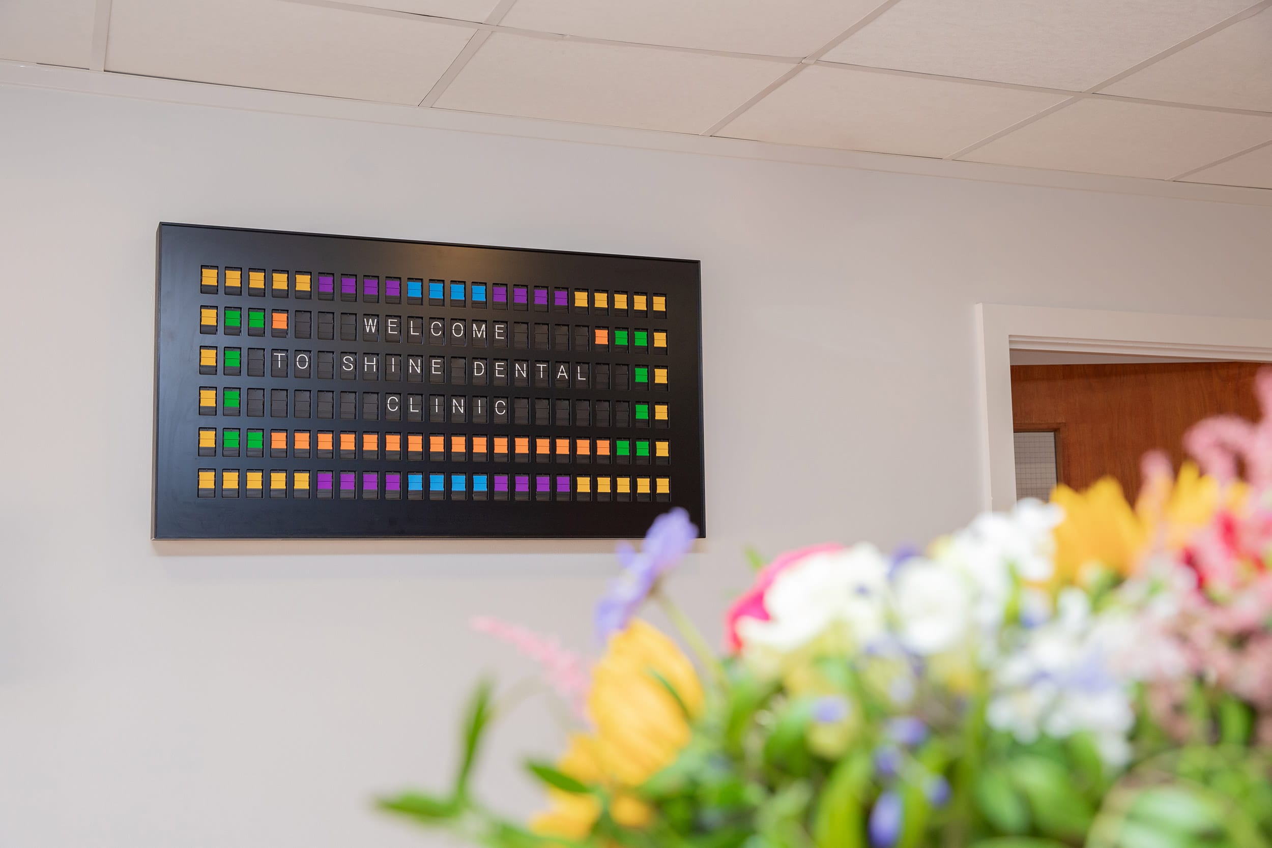 image of the practice reception area